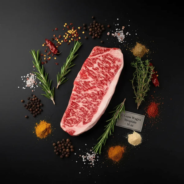 L'grow Wagyu NY Striploin | BMS 8/9